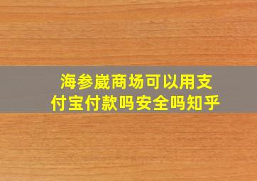 海参崴商场可以用支付宝付款吗安全吗知乎