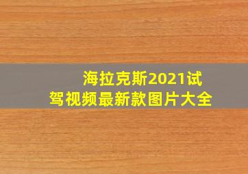 海拉克斯2021试驾视频最新款图片大全