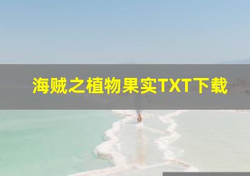 海贼之植物果实TXT下载