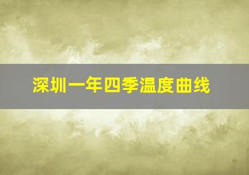 深圳一年四季温度曲线