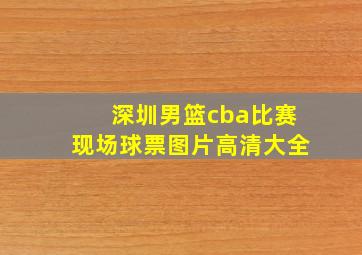 深圳男篮cba比赛现场球票图片高清大全