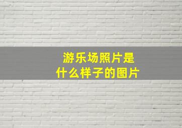 游乐场照片是什么样子的图片