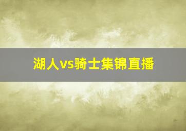 湖人vs骑士集锦直播