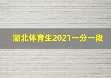 湖北体育生2021一分一段