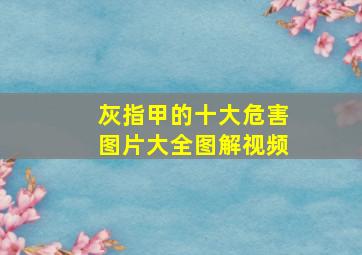 灰指甲的十大危害图片大全图解视频