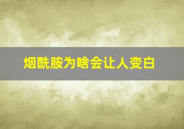 烟酰胺为啥会让人变白