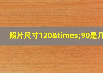 照片尺寸120×90是几寸