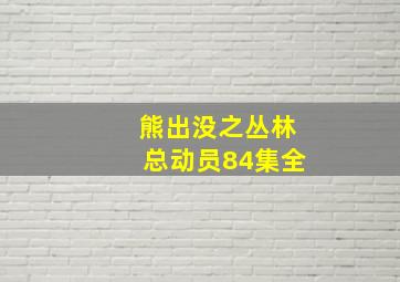 熊出没之丛林总动员84集全