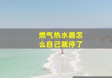 燃气热水器怎么自己就停了