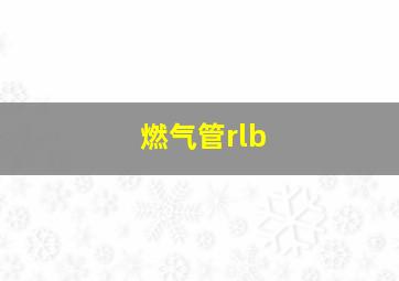 燃气管rlb