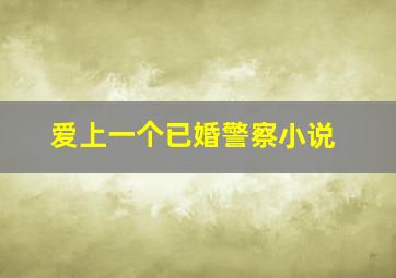 爱上一个已婚警察小说