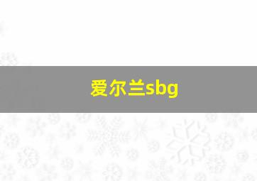 爱尔兰sbg