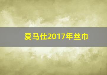 爱马仕2017年丝巾