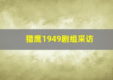 猎鹰1949剧组采访