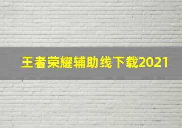 王者荣耀辅助线下载2021