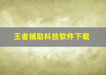 王者辅助科技软件下载