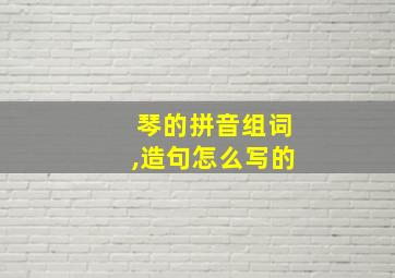 琴的拼音组词,造句怎么写的