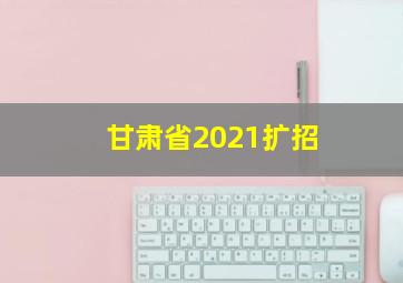 甘肃省2021扩招