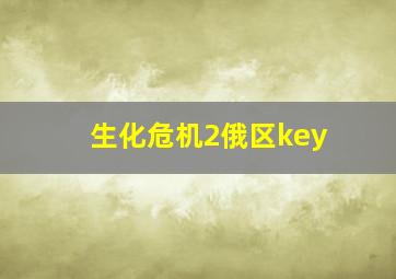 生化危机2俄区key