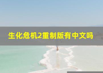 生化危机2重制版有中文吗