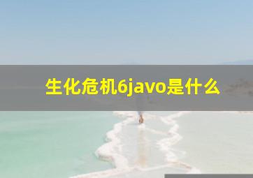 生化危机6javo是什么