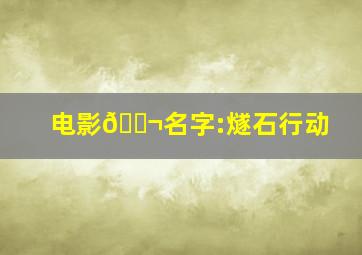 电影🎬名字:燧石行动