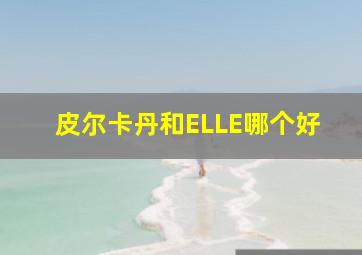 皮尔卡丹和ELLE哪个好