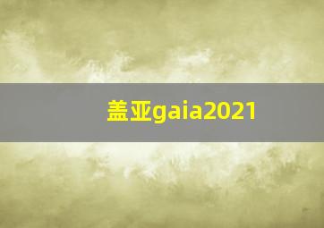 盖亚gaia2021