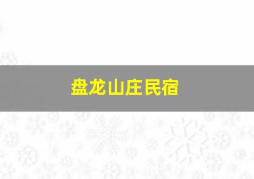 盘龙山庄民宿