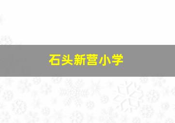 石头新营小学