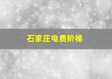 石家庄电费阶梯