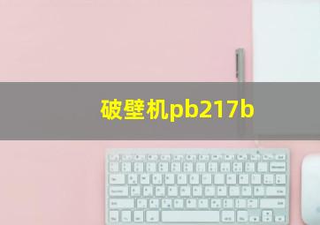 破壁机pb217b