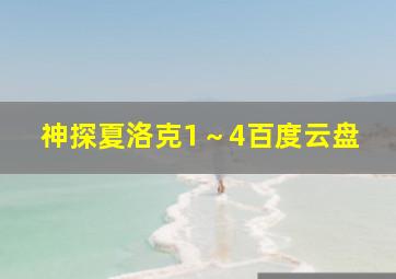 神探夏洛克1～4百度云盘