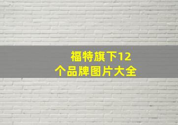 福特旗下12个品牌图片大全