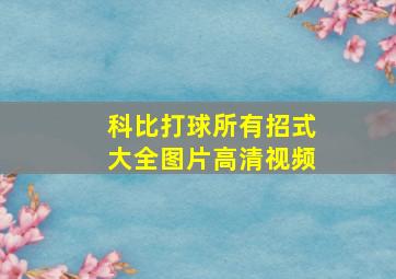 科比打球所有招式大全图片高清视频