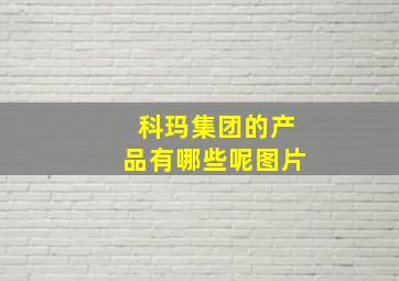 科玛集团的产品有哪些呢图片