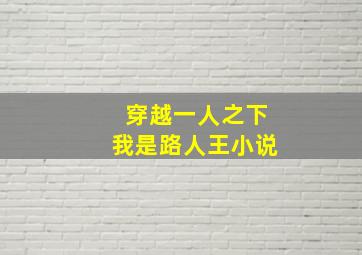 穿越一人之下我是路人王小说