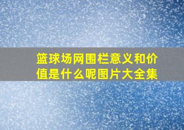 篮球场网围栏意义和价值是什么呢图片大全集