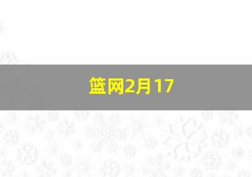 篮网2月17