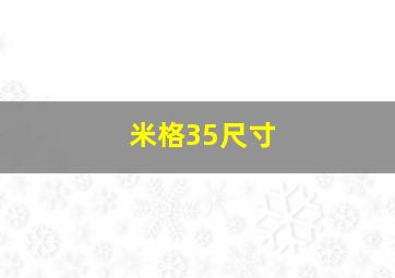 米格35尺寸