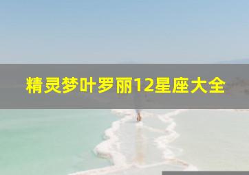 精灵梦叶罗丽12星座大全