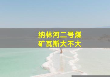 纳林河二号煤矿瓦斯大不大