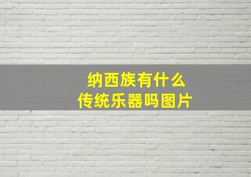 纳西族有什么传统乐器吗图片