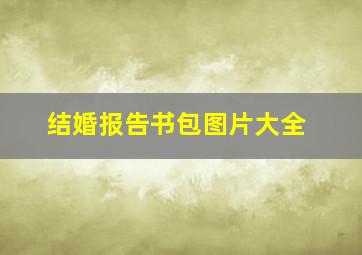 结婚报告书包图片大全