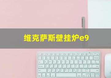 维克萨斯壁挂炉e9