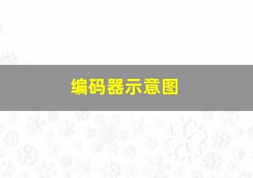 编码器示意图