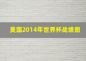 美国2014年世界杯战绩图