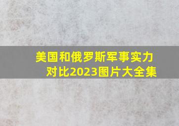 美国和俄罗斯军事实力对比2023图片大全集