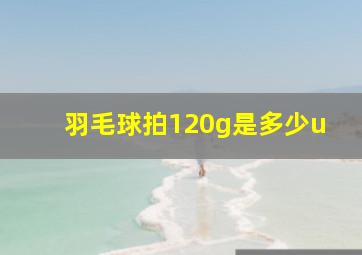 羽毛球拍120g是多少u