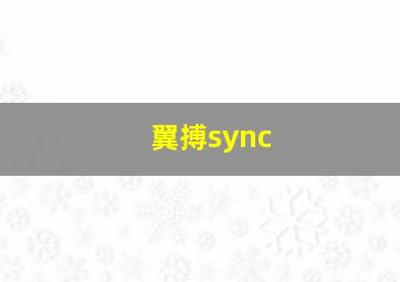 翼搏sync